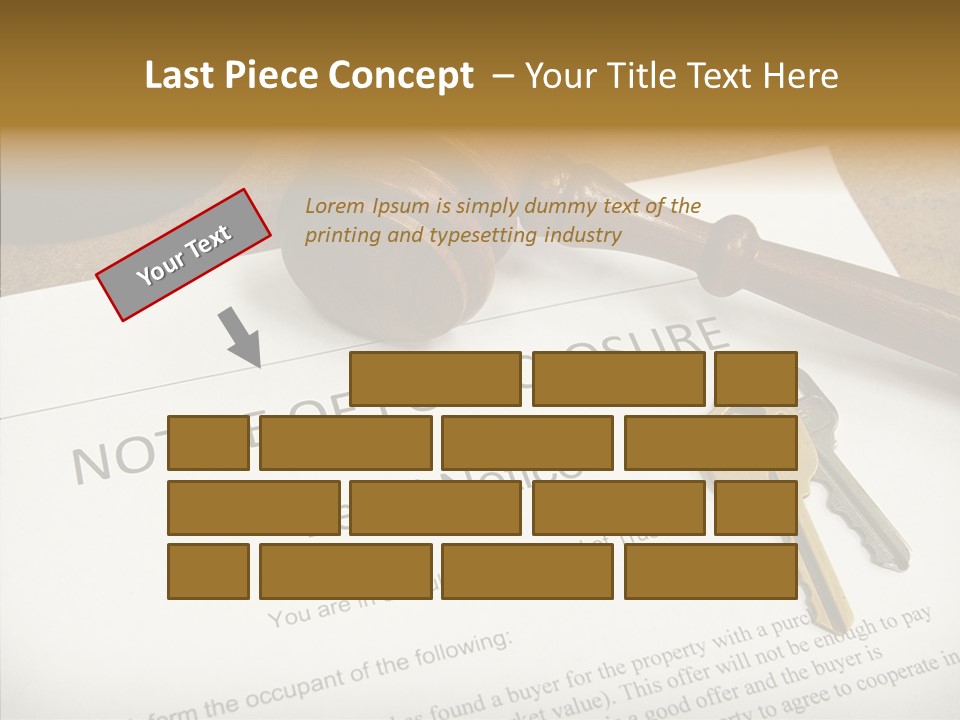 Contract Homeownership Legal PowerPoint Template