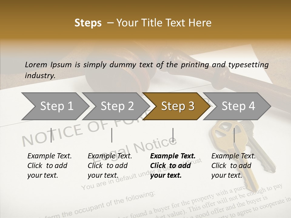 Contract Homeownership Legal PowerPoint Template