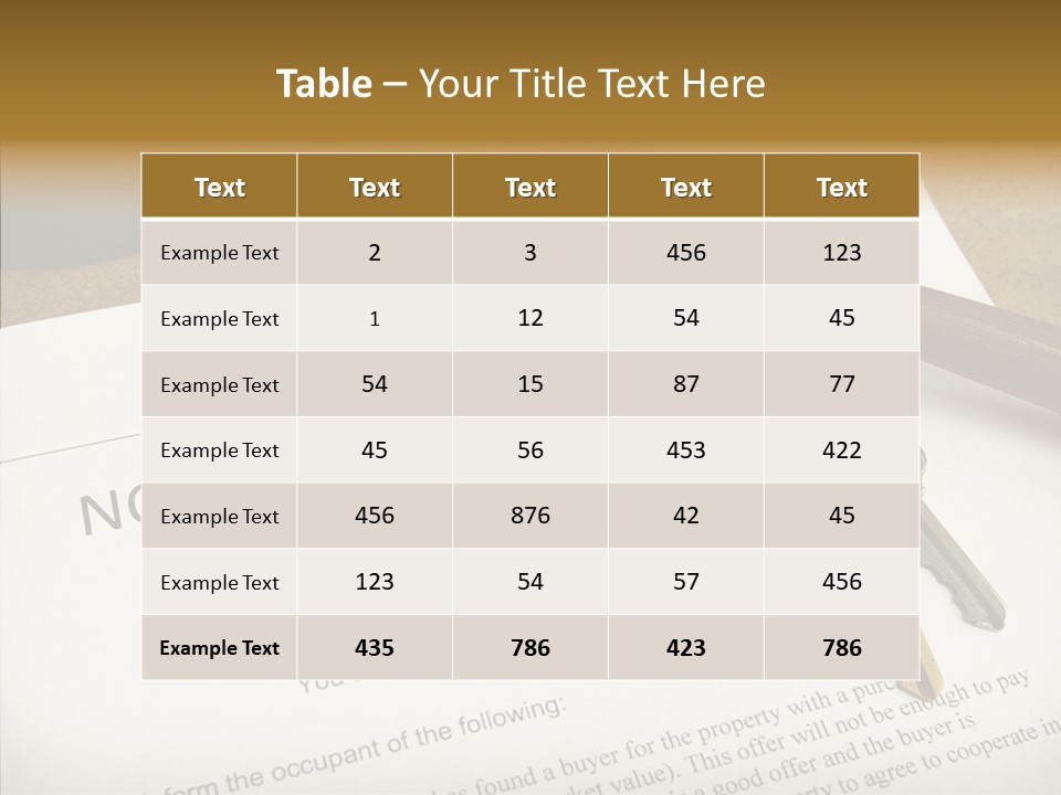 Contract Homeownership Legal PowerPoint Template
