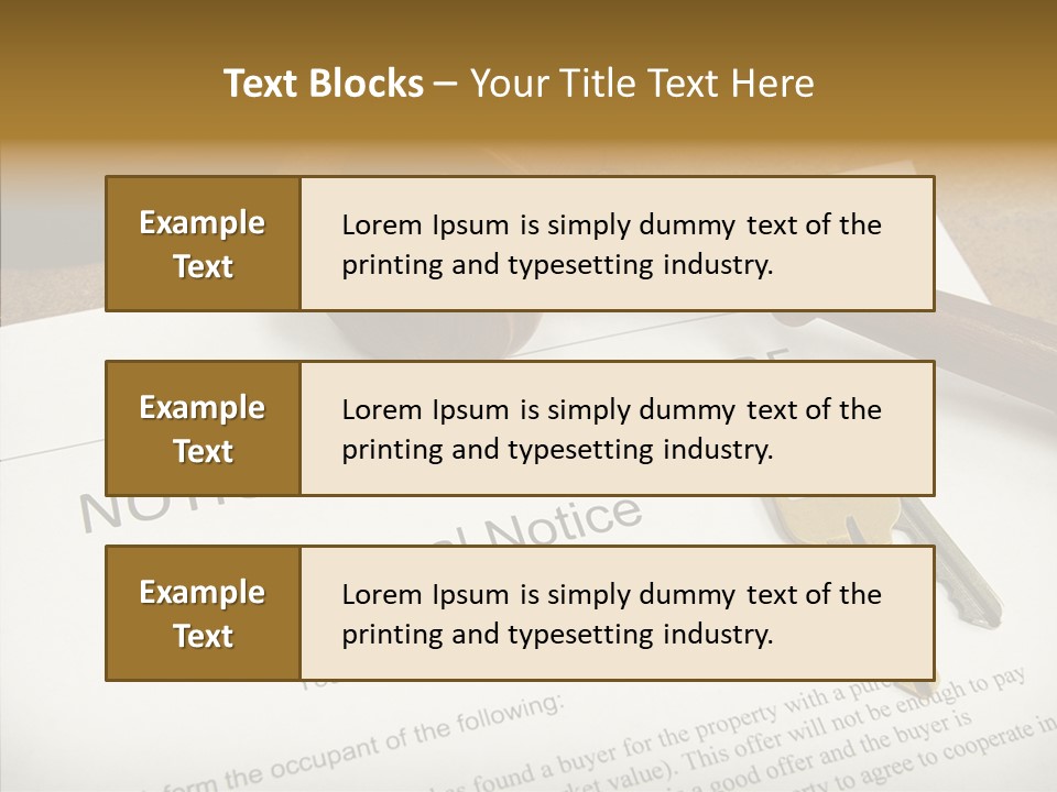 Contract Homeownership Legal PowerPoint Template