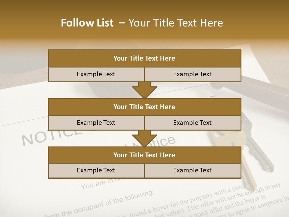 Contract Homeownership Legal PowerPoint Template