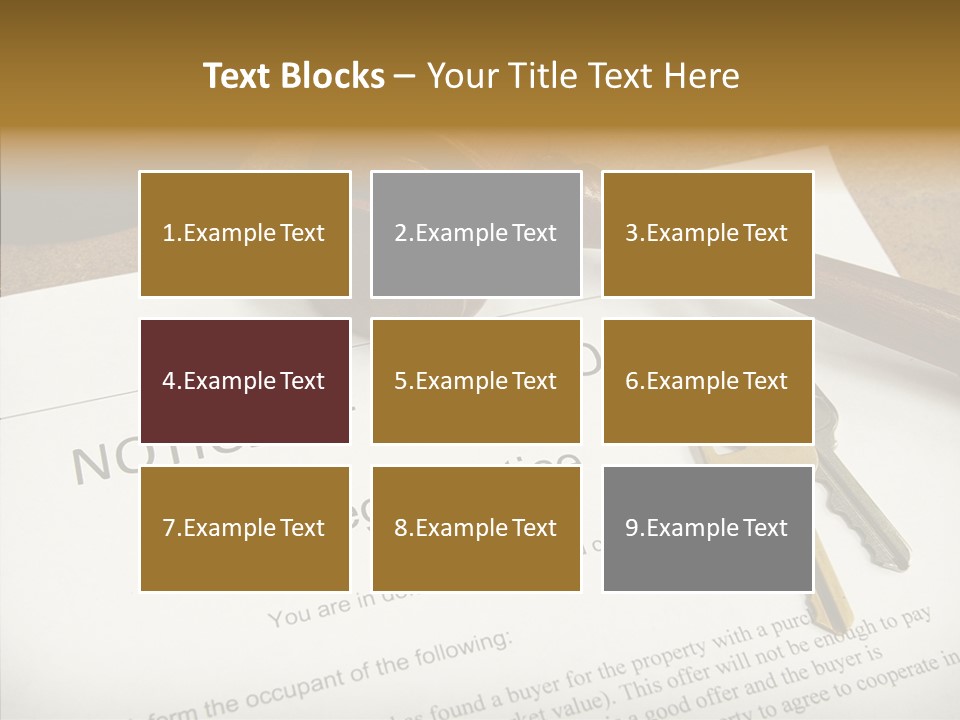 Contract Homeownership Legal PowerPoint Template
