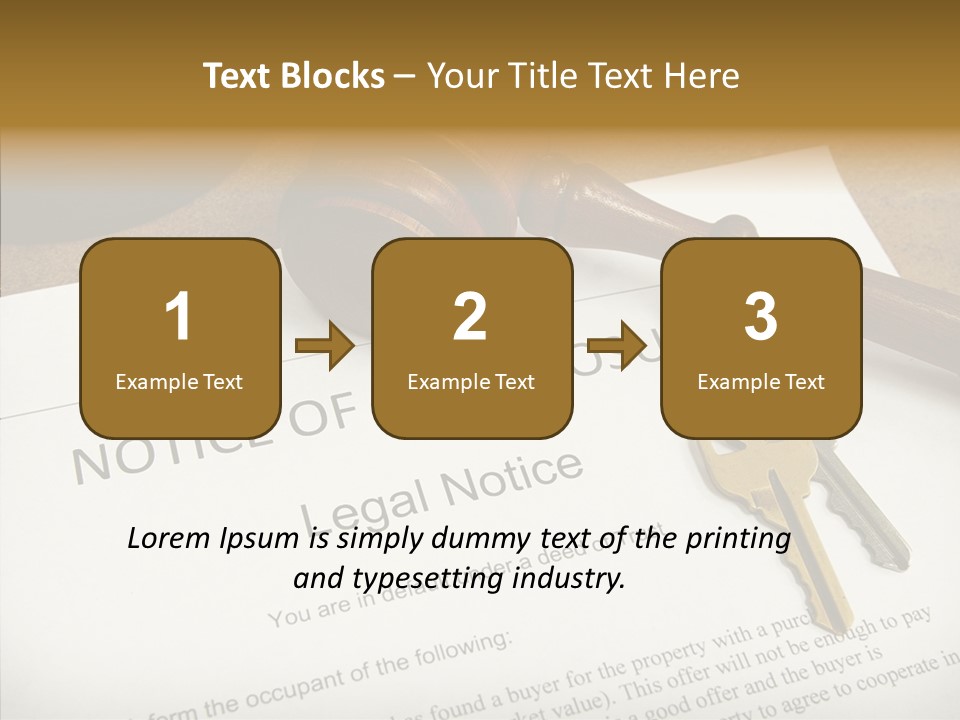 Contract Homeownership Legal PowerPoint Template