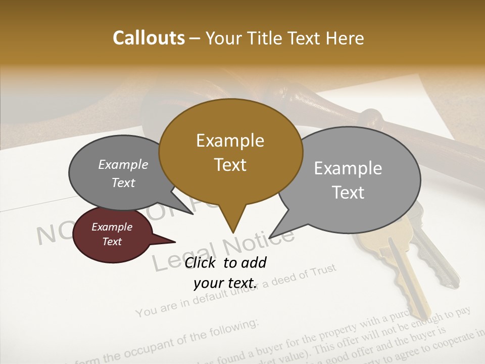 Contract Homeownership Legal PowerPoint Template