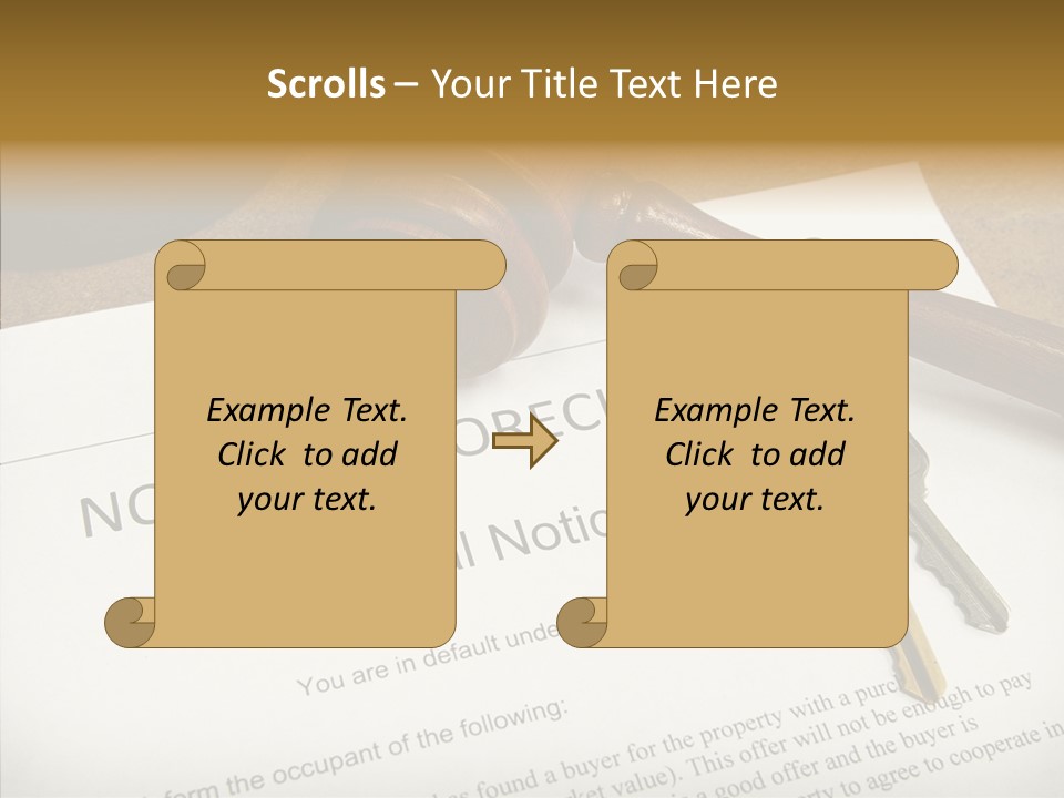 Contract Homeownership Legal PowerPoint Template