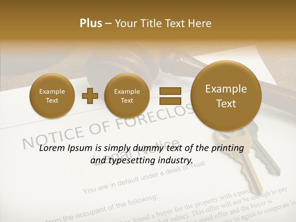 Contract Homeownership Legal PowerPoint Template