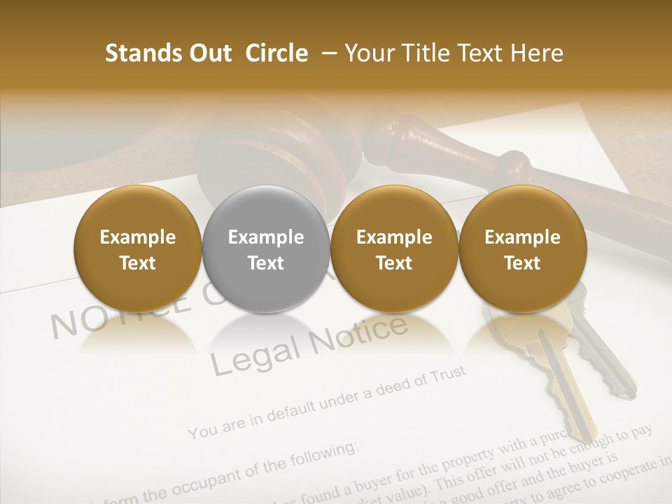 Contract Homeownership Legal PowerPoint Template