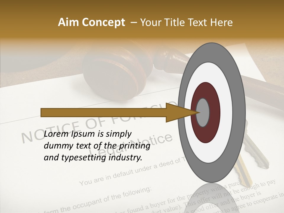 Contract Homeownership Legal PowerPoint Template