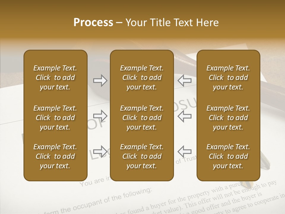 Contract Homeownership Legal PowerPoint Template