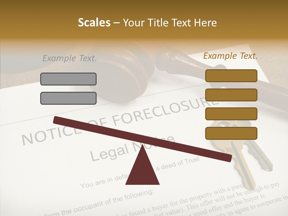 Contract Homeownership Legal PowerPoint Template