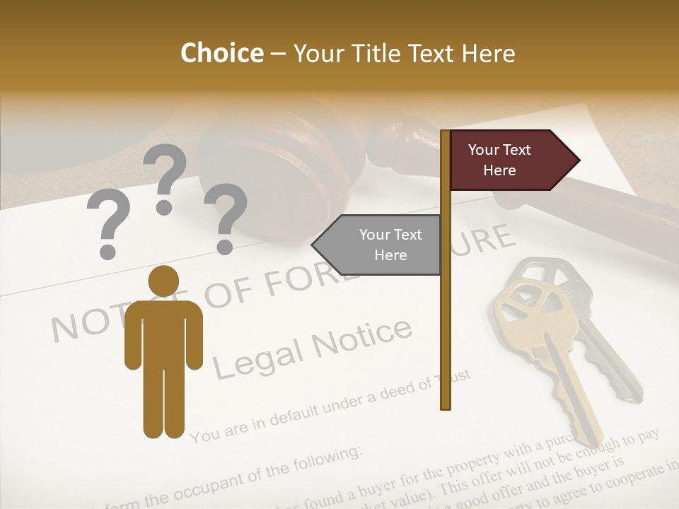 Contract Homeownership Legal PowerPoint Template