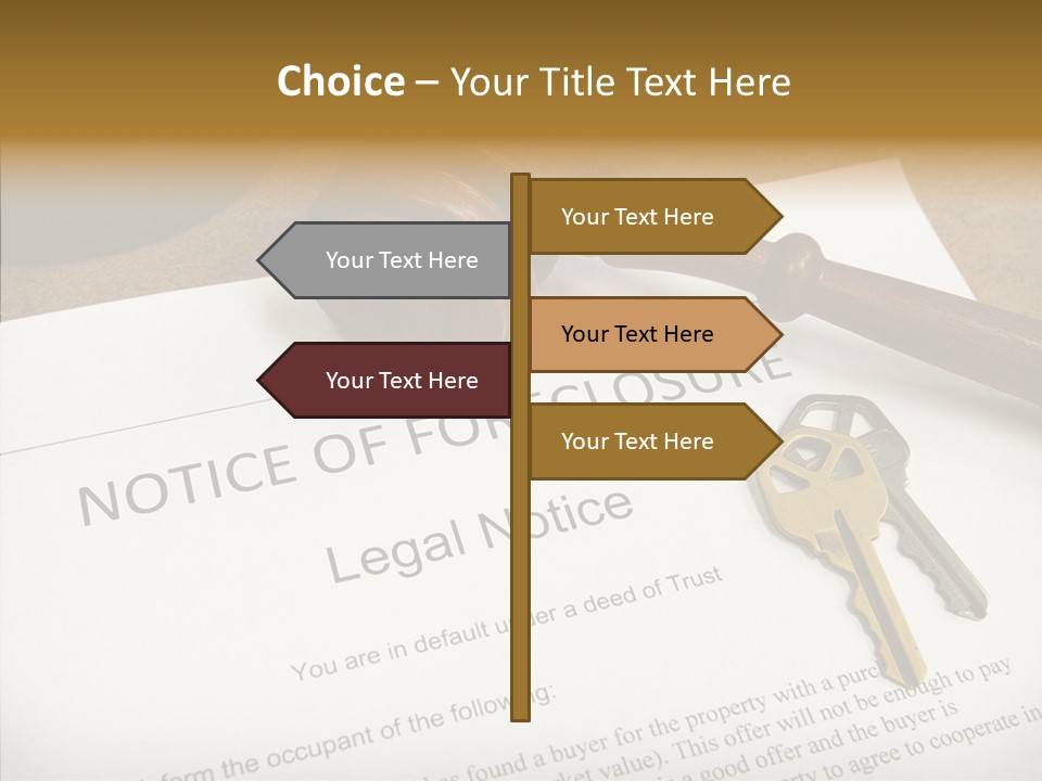 Contract Homeownership Legal PowerPoint Template