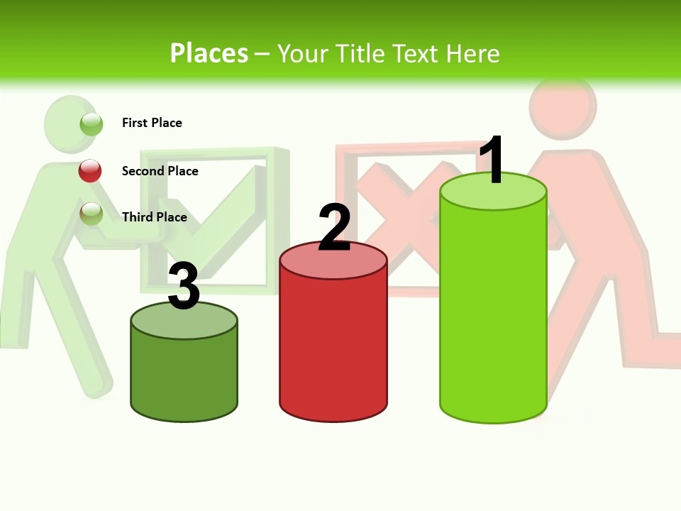 Election Check Negativity PowerPoint Template
