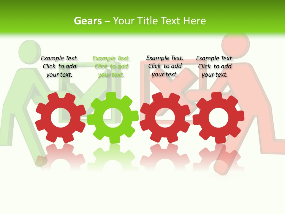 Election Check Negativity PowerPoint Template