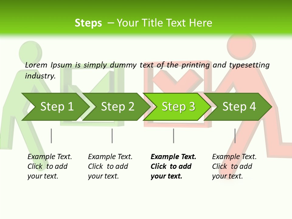 Election Check Negativity PowerPoint Template