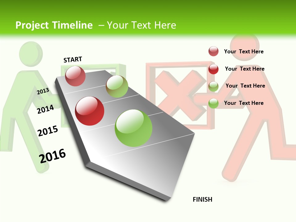 Election Check Negativity PowerPoint Template