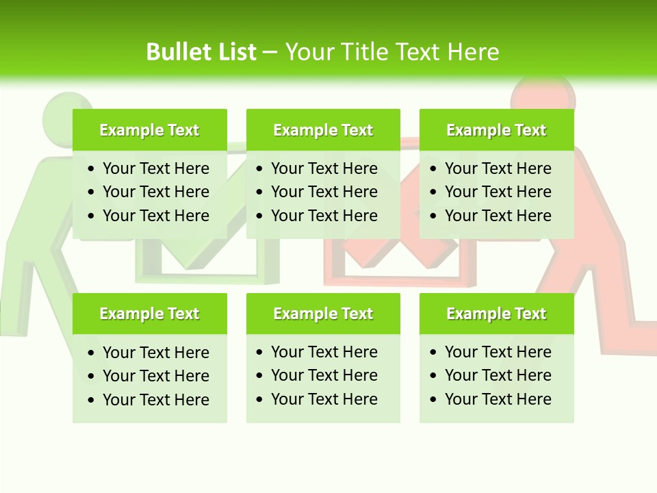 Election Check Negativity PowerPoint Template