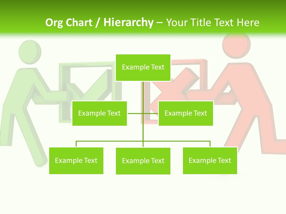 Election Check Negativity PowerPoint Template