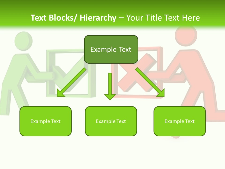 Election Check Negativity PowerPoint Template
