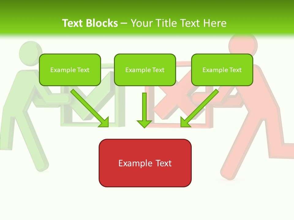 Election Check Negativity PowerPoint Template