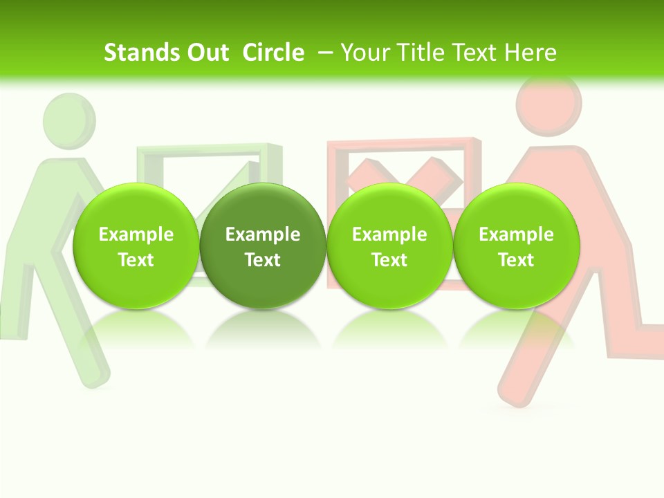 Election Check Negativity PowerPoint Template