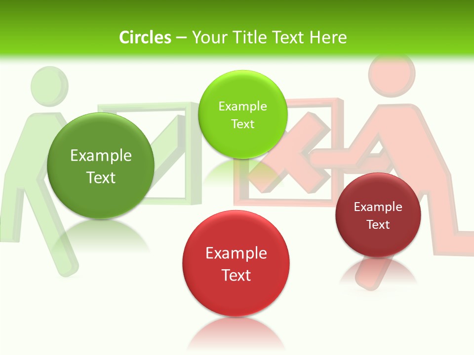 Election Check Negativity PowerPoint Template
