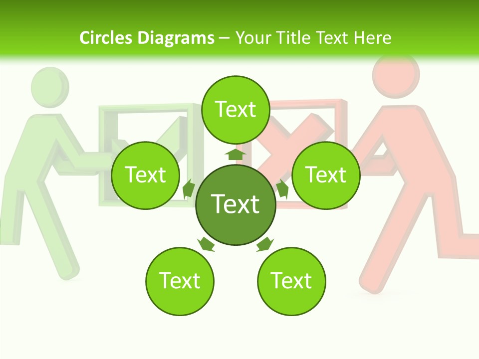 Election Check Negativity PowerPoint Template