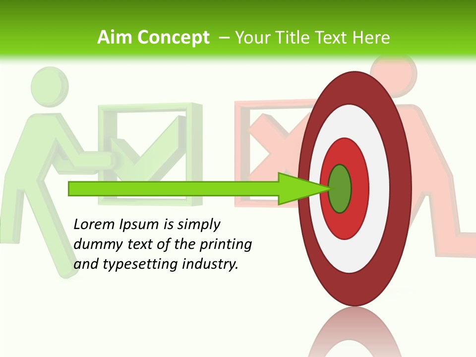 Election Check Negativity PowerPoint Template