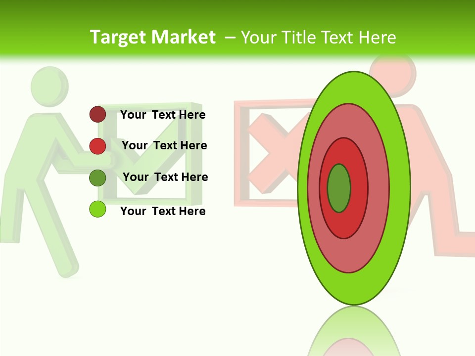 Election Check Negativity PowerPoint Template