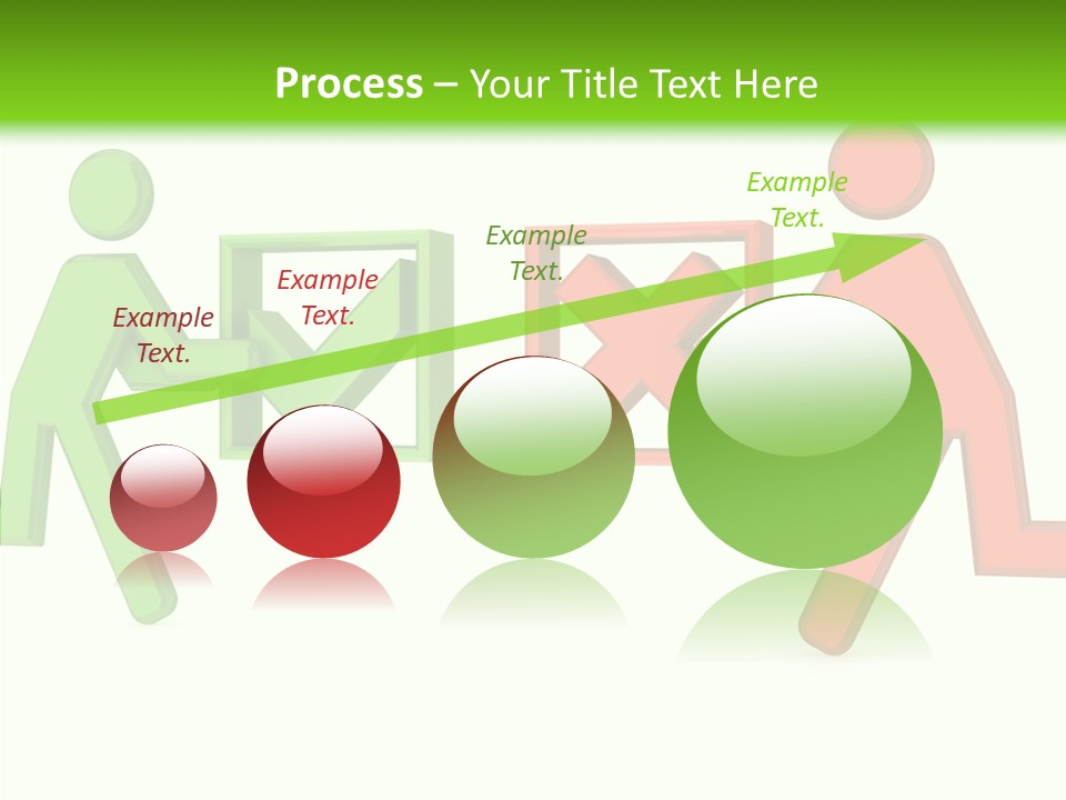 Election Check Negativity PowerPoint Template