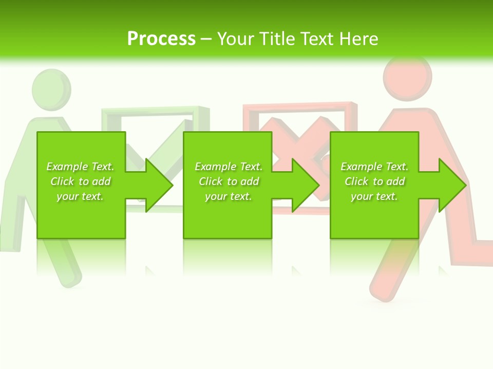 Election Check Negativity PowerPoint Template