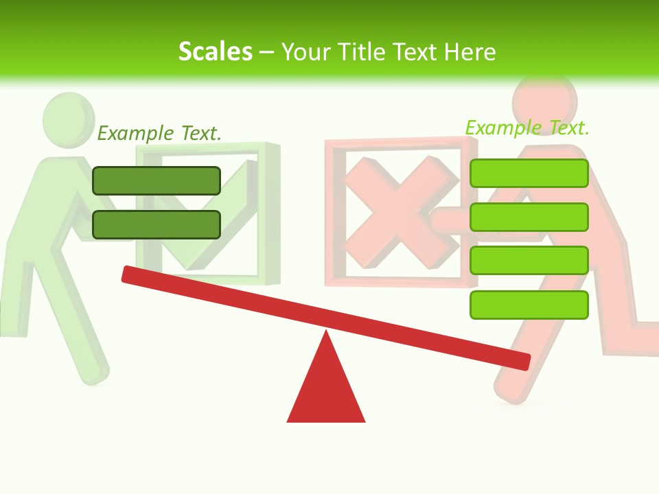 Election Check Negativity PowerPoint Template