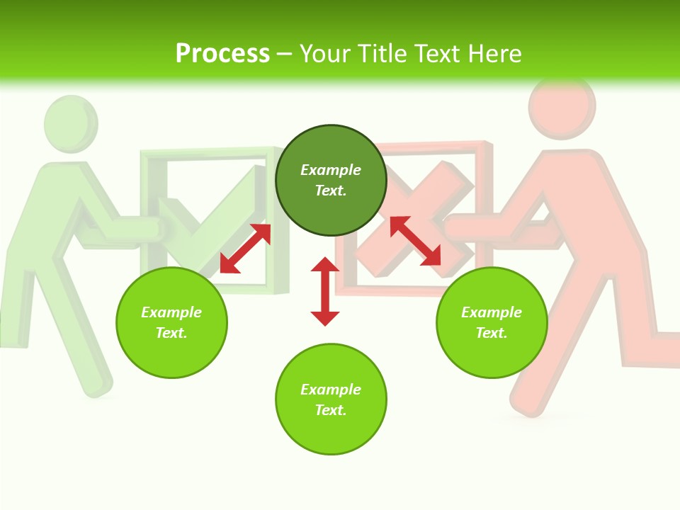 Election Check Negativity PowerPoint Template