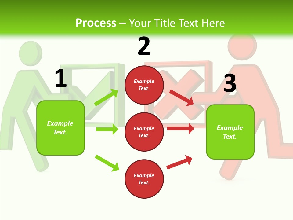 Election Check Negativity PowerPoint Template