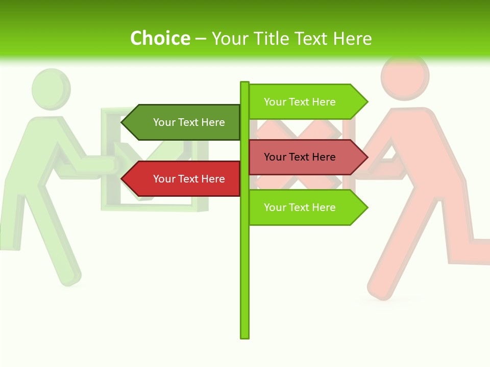Election Check Negativity PowerPoint Template