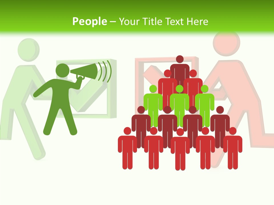 Election Check Negativity PowerPoint Template
