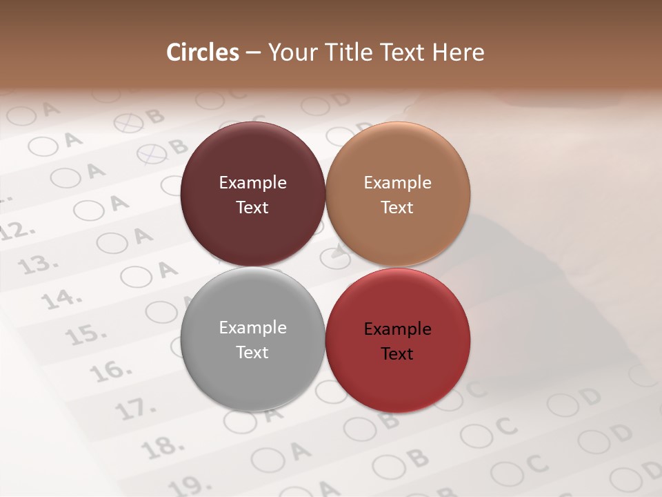 School Survey Customer PowerPoint Template
