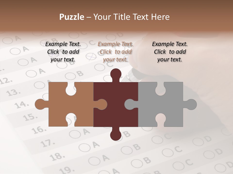 School Survey Customer PowerPoint Template
