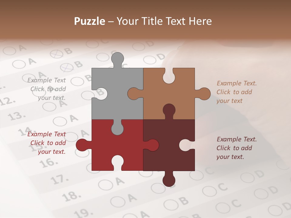 School Survey Customer PowerPoint Template