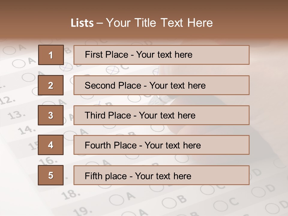 School Survey Customer PowerPoint Template