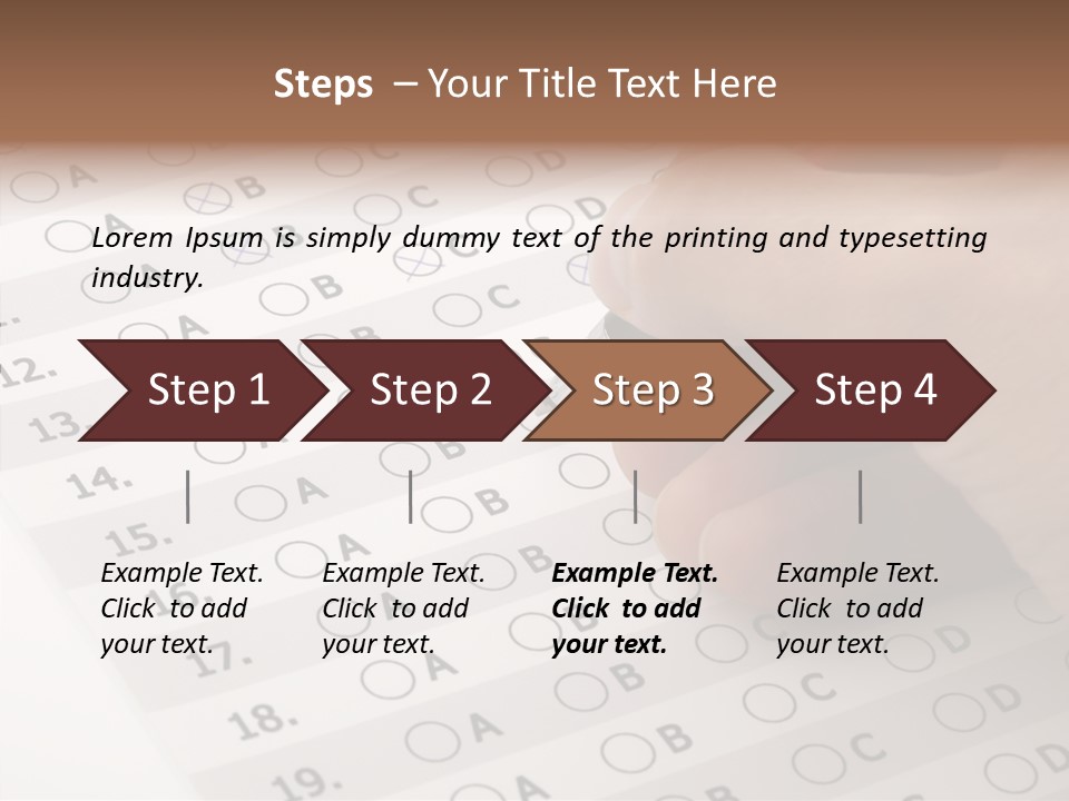 School Survey Customer PowerPoint Template