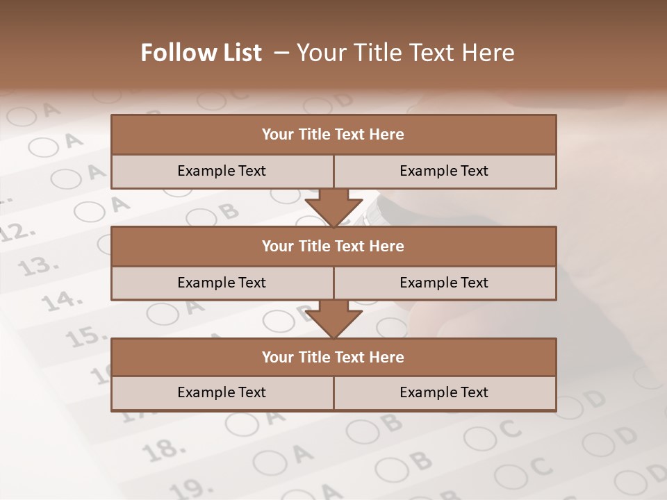 School Survey Customer PowerPoint Template