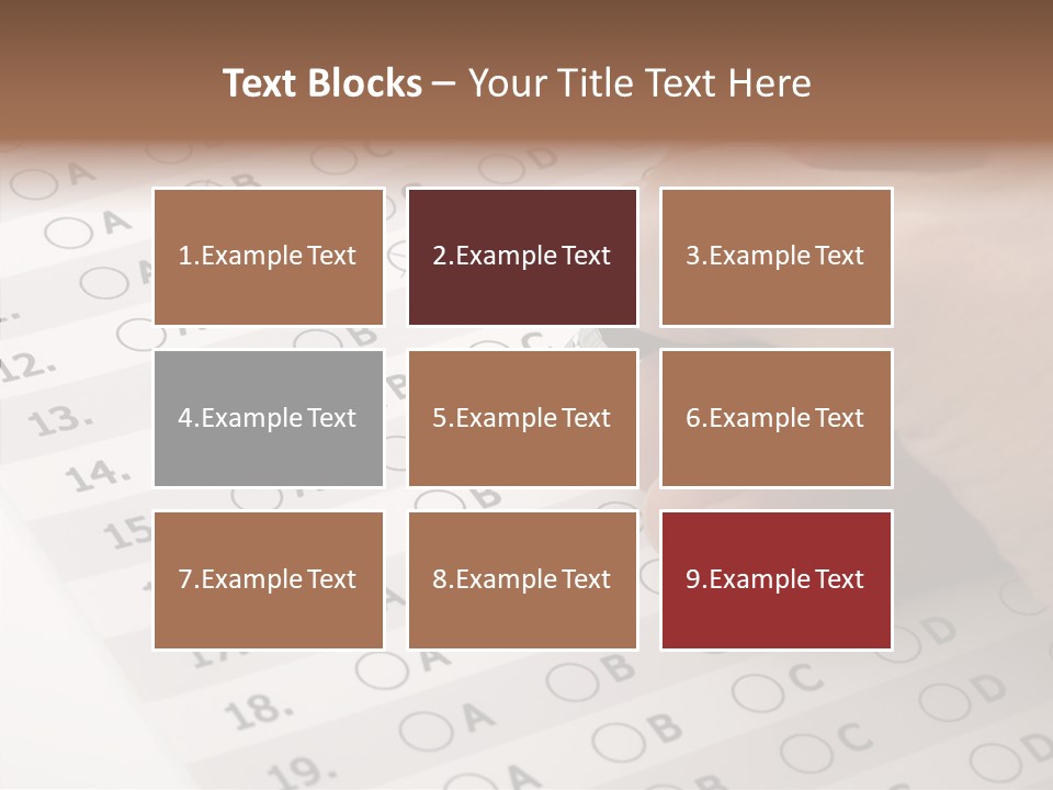 School Survey Customer PowerPoint Template