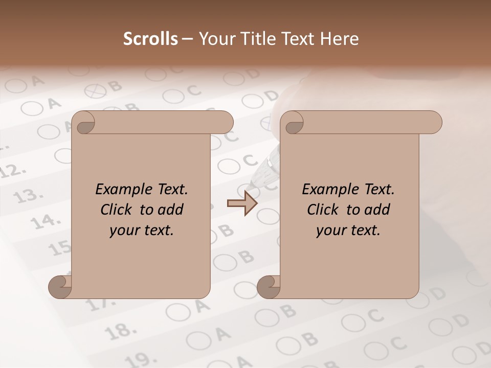 School Survey Customer PowerPoint Template