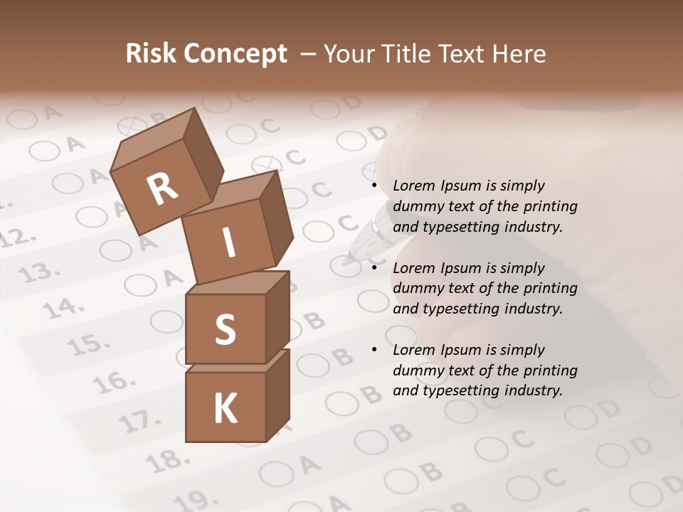 School Survey Customer PowerPoint Template