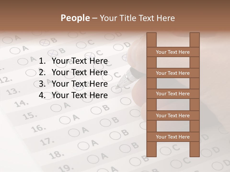 School Survey Customer PowerPoint Template