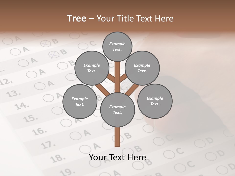 School Survey Customer PowerPoint Template