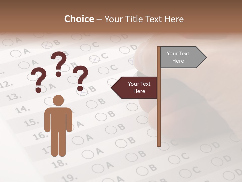 School Survey Customer PowerPoint Template