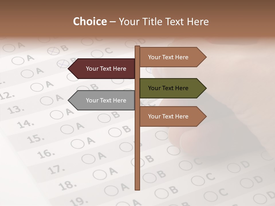 School Survey Customer PowerPoint Template