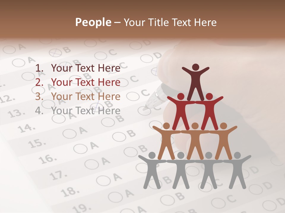 School Survey Customer PowerPoint Template